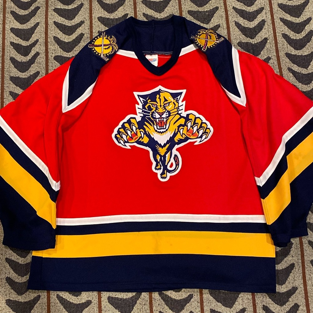 Vintage 1993 Florida Panthers NHL Hockey Jersey CCM Men’s Large